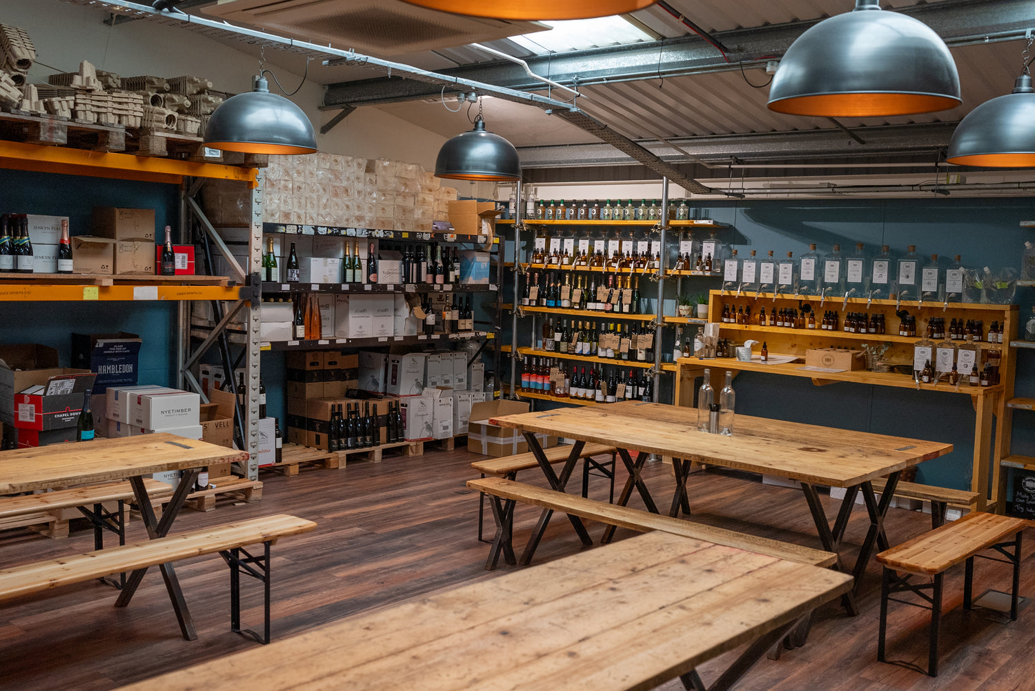 The Tasting Room of the Essex Distillery in Chelmsford, Essex