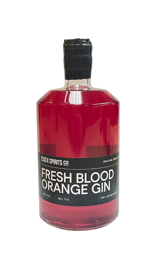 Seasonal Fresh Blood Orange Gin from Essex Spirits Company, Chelmsford Distillery