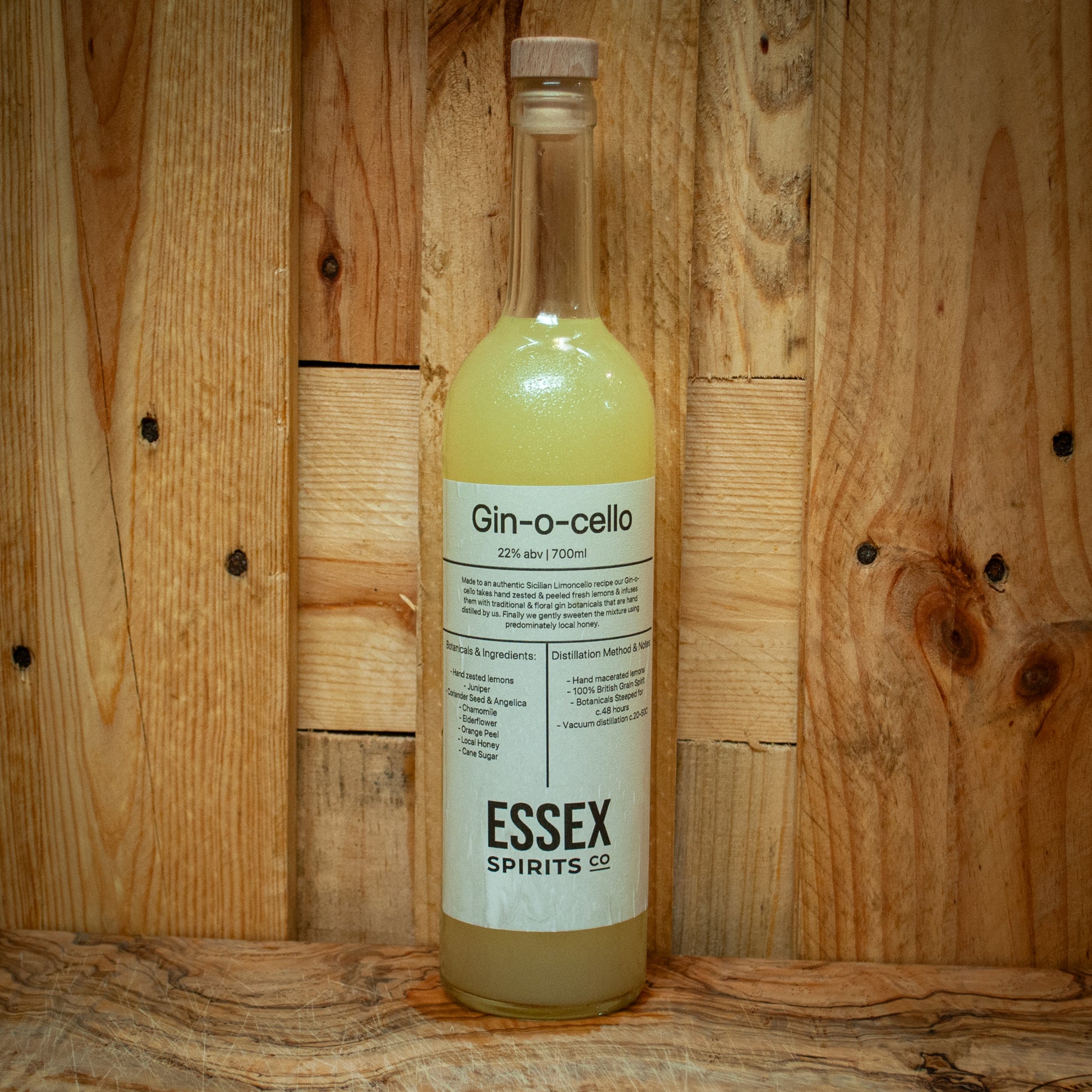 Gin-o-cello from Essex Spirits Company, Chelmsford Distillery