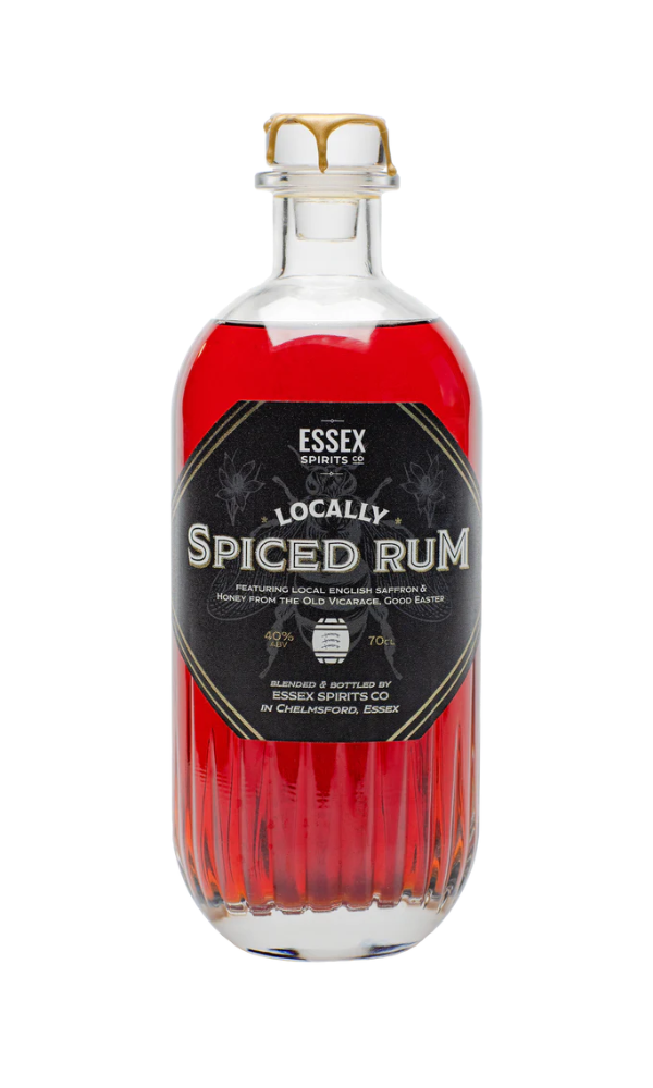 Locally Spiced Rum bottle by Essex Spirits Company at The Essex Distillery, Chelmsford
