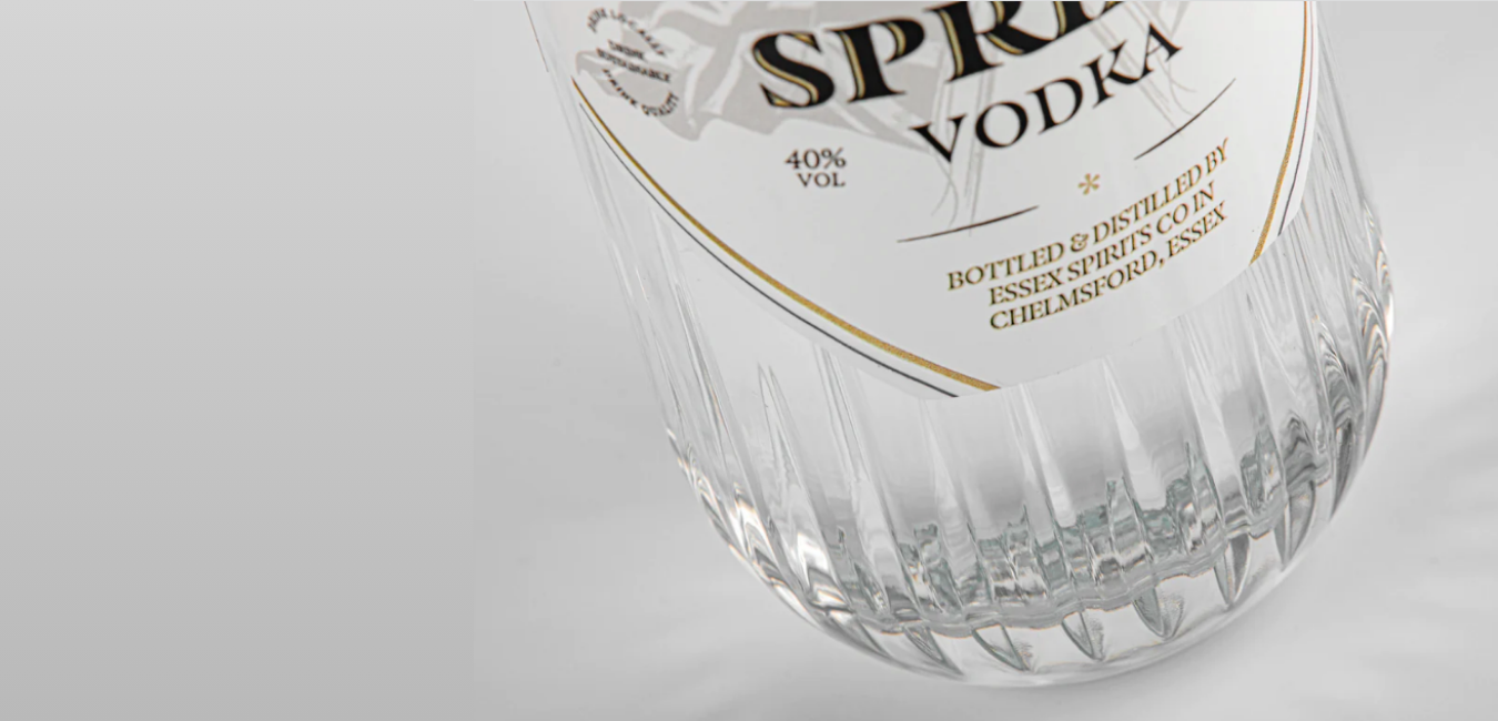 Essex Spring Vodka premium re-usable bottles can be refilled with Essex Spirits Co. products at the Essex Distillery, Chelmsford 