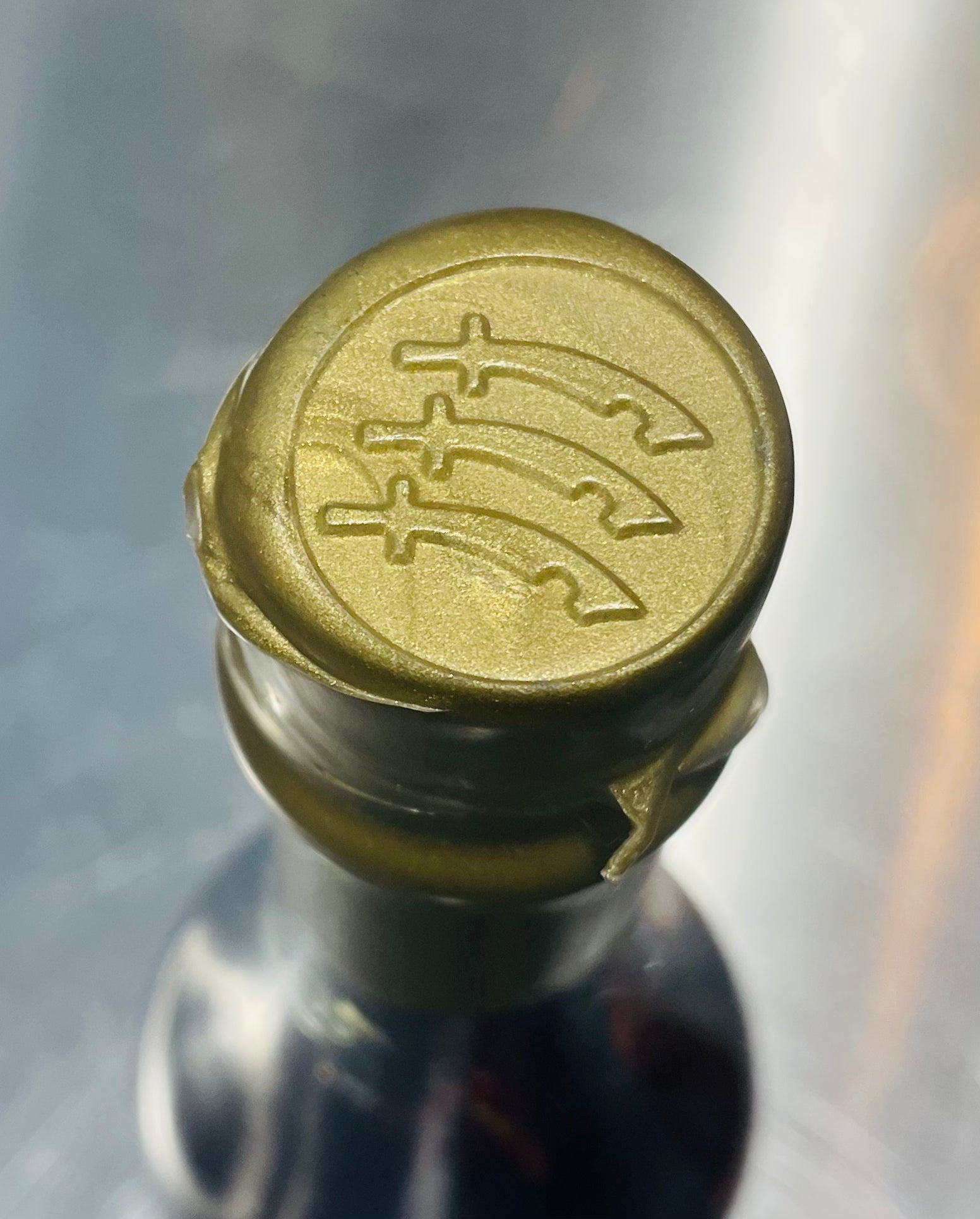 The wax seal of Essex swords on every Essex Spirits Company product